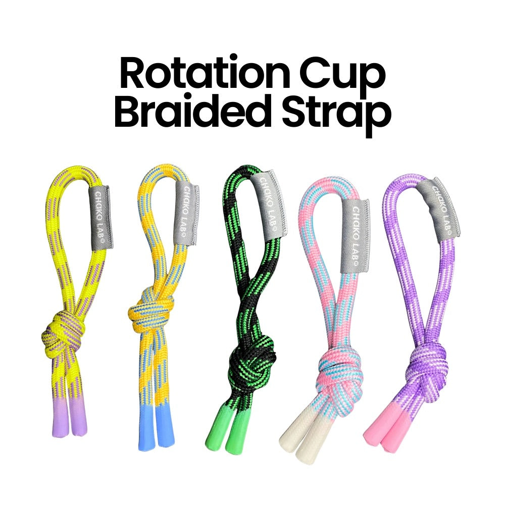 Twist Tumbler Braided Handle Strap