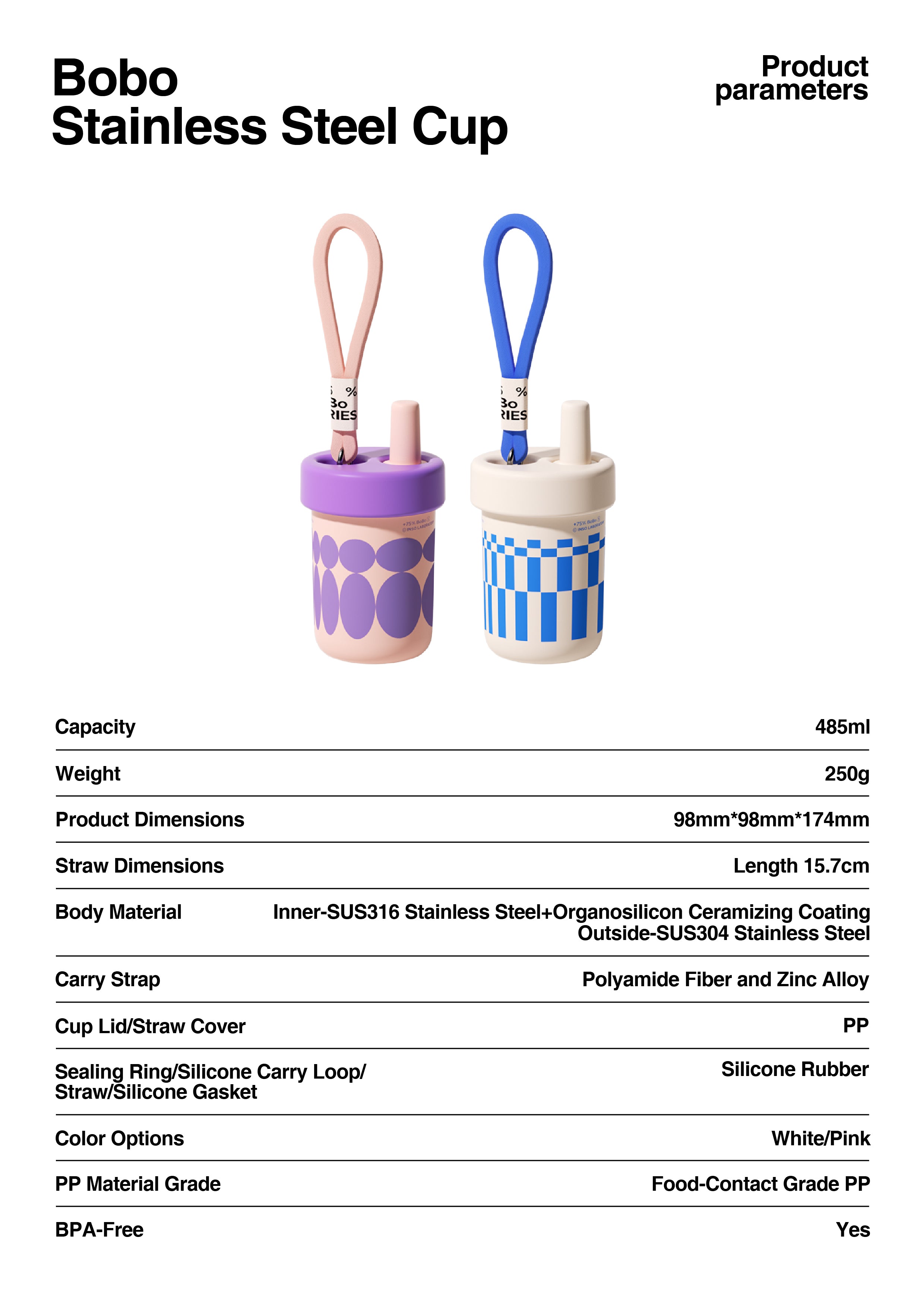 Bobo Tumbler 485ML – Chako Lab